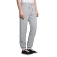 thumbnail image 2 of Hanes Mens EcoSmart Fleece Jogger Sweatpant with Pockets, L, Light Steel, 2 of 2