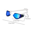thumbnail image 3 of Boovnll Swim Goggles, Adult Swim Goggles Competition Swim Goggles Small Frame Swim Goggles Clear Lens Swim Goggles Training Swim Goggles, Swimming Goggles, Goggles Swimming Adult, Goggles, 3 of 6