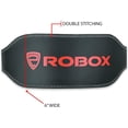 thumbnail image 4 of ROBOX Weight Lifting Belt, Gym, Padded Back Support, Training, Powerlifting, Deadlift, Squat, Lumbar Support, Workout 6" Cowhide Leather Belt, 4 of 7