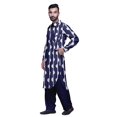 thumbnail image 3 of Atasi Printed Pathani Kurta With Salwar For Men Indian Summer Ethnic Set, 3 of 5