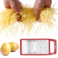thumbnail image 1 of EGNMCR Râpes à Fromage Multifonctions Râpe à Pommes de Terre Râpe Râpe Radis Râpe de Légumes Concombre Outil de Cuisine Plaque d'Essuyage, 1 of 4
