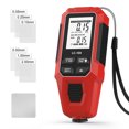 thumbnail image 1 of LC-100 Red Coating Thickness Gauge - 0-2000μm Measurement Range, 1μm Resolution, Auto-Substrate Detection for Fe/NFe Substrates, Ideal for Automotive Paint/Enamel/Chrome/Anodized Coatings, Portable, 1 of 7
