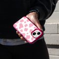 thumbnail image 4 of Caseco Étui iPhone 14 MagSafe Rose à Motif Vache, 4 of 5