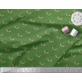thumbnail image 3 of Soimoi Green Georgette Viscose Fabric Brush Stroke Abstract Decor Fabric Printed Yard 42 Inch Wide, 3 of 3