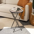 thumbnail image 2 of Outsunny Table d'Appoint de Patio en Mosaïque, Table de Balcon Pliante de 14 Pouces, Couleurs Mixtes, 2 of 10