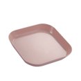 thumbnail image 1 of Dinner Plate Tableware Wheat Straw PP Dinnerware For Dish Fruits Serving Sauce DippingShallow Square Pink, 1 of 1