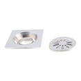thumbnail image 5 of DROP Bath and Kitchen DR091051 Drain de plancher de douche série Flower en chrome, 5 of 5