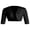 Noir, variante sur Gupgi Boléro Cardigan pour Femmes à devant Ouvert, Couleur Unie, Veste Boléro, Manteau Court