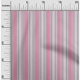 thumbnail image 1 of oneOone Polyester Lycra Fabric Multicolor Stripe Decor Fabric Printed BTY 56 Inch Wide, 1 of 3