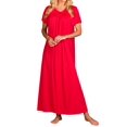 thumbnail image 1 of Women's Shadowline 32280 Petals 53 Inch Gown (Red 1X), 1 of 4