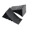 thumbnail image 2 of 2 Pcs Cales de Roue Robustes Accessoires de Voiture Remplacement Caoutchouc Professionnel 22x9x11cm Noir, 2 of 8