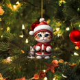 thumbnail image 1 of Christmas Decorations for the Home,Christmas Decorations for Tree Christmas Kitty Car Pendant Backpack Pendant Christmas Home Decoration Outside Christmas Decorations, 1 of 2