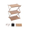 thumbnail image 1 of MesaSe Camping Cups Bowls Detachable Storage Rack Hung Shelf With Panel Hole Aluminum Alloy Bracket Picnic BBQ Tableware Cookware Storage Rack Campsite Tools Shelf, 1 of 7