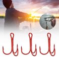 thumbnail image 1 of 3 Options Fishing Hook, 100PCS Fishhook, Fast Penetration Speed Sea Fishing For Wild Fishing 6#, 1 of 8