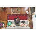 thumbnail image 4 of Kitchen Rug Non-Skid | Runner Kitchen Mat Non-Slip | Rug for Kitchen Floor with Rubber Backing | Entryway Hallway Floor Mat | Low Profile Door Mat (2' x 7', Red), 4 of 6