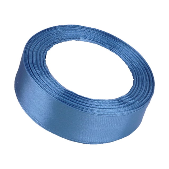 maskred Gift Wrap Ribbon Wedding Clothes Making Supply Multi-color DIY Craft Accessories Festival Fabric Polyester Ribbons Box Ornaments Light Blue 36