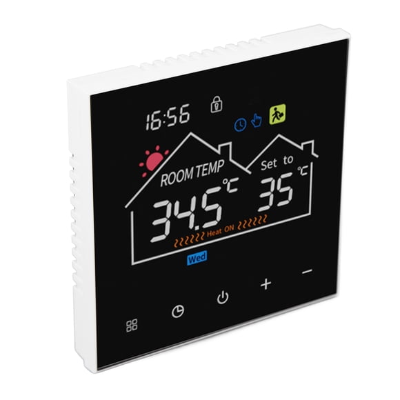 Smart Digital Thermostat Programmable Temperature Controller Thermostat Touchscreen Digital Temperature Controller for Hydronic Heating Boiler
