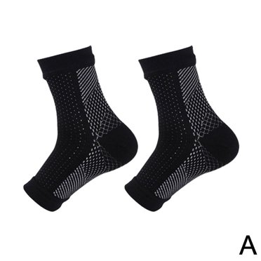 Chaussettes de Neuropathie pour Femmes et Hommes, 4 Paires Chaussettes Apaisantes Soulagement de Compression S8Y9