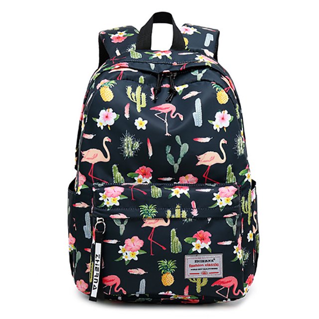 Casual Backpack Ergonomic Splash-proof Large Capacity School Bag Travel Daypack