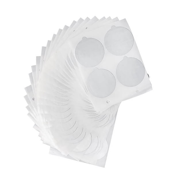 Transemion Reusable Coffee Stainless Refillable Filters Cup Coffee Maker Machine Aluminum Film Lids Stickers Saving 100pcs lids & 1 1Set