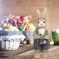 thumbnail image 4 of Artificial Straw Cute Bunny Standing Rabbit Home Garden Decoration decor easter bunny A, 4 of 9