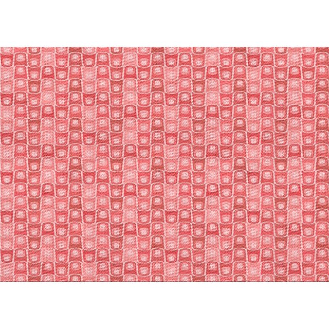 Ahgly Company Machine Washable Indoor Rectangle Transitional Pastel Pink Area Rugs, 8' x 10'