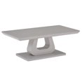 thumbnail image 1 of Contemporaine MDF et Verre Table de Base Rectanuglaire - Gris Chaud, 1 of 7