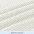 thumbnail image 4 of CHOK 2024 Housse de Sofa Extensible à Texture Quadrillée Housse de Canapé avec Housse de Coussin Séparée (Sofa Gris), 4 of 6