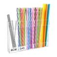 thumbnail image 2 of Transparent Acrylic Straw Stand-straw Dispenser-cabinet Straw Organizer, 2 of 5
