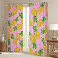 thumbnail image 2 of Erosebridal Rideaux Ananas Nature pour Salon, Rideaux et Draperies Plantes Botaniques (52x84), Déco Tropicale, 2 of 5