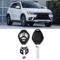 thumbnail image 2 of Coque de Clé Télécommande Étui 3+1 Boutons Plastique Noir Durable Voiture Télécommande Intelligente Porte-Clés Compatible avec Mitsubish, 2 of 8