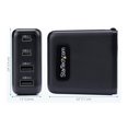 thumbnail image 3 of STARTECH 100W USB-C WALL CHARGER, 2X USB-C/2X USB-A, FAST CHARGING PORTABLE GAN, 3 of 6