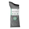 thumbnail image 2 of Secret® Bamboo Roll Top Crew Socks 3pk, 2 of 2