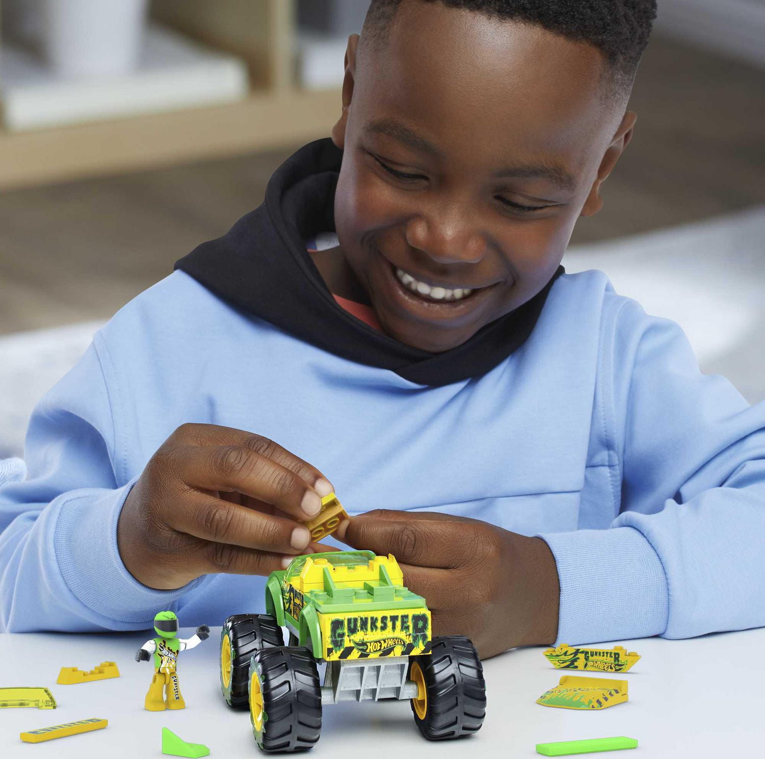 Mega Hot Wheels Monster Truck Gunkster - 69 pièces