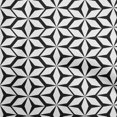 thumbnail image 1 of oneOone Georgette Viscose White Fabric Geometric Craft Projects Decor Fabric Printed By The Yard 42 Inch Wide, 1 of 4