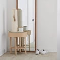 thumbnail image 2 of Bouclair Table d'Appoint Ronde en Bois Naturel avec Dessus Relevable, 2 of 10