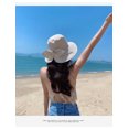thumbnail image 5 of Chapeau de Protection Solaire pour Femmes en Coton UPF 50+ avec Cordon de Cou (Beige), 5 of 5