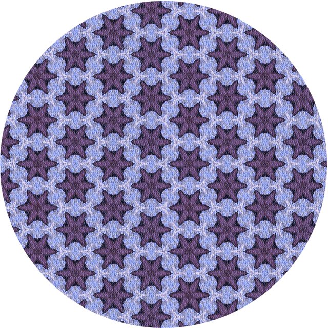Ahgly Company Tapis Rond Lavable en Machine Intérieur Transitionnel Mimosa Violet, 8 Pieds Rond