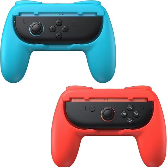 Grips for Nintendo Switch 2 Joy-Cons 2 - Wear-Resistant & Anti-Slip Handle Kit for Switch Holder Accessories