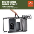 thumbnail image 3 of Ozark Trail Director Chair with Side Table, Holds up to 300lbs, Durable Polyester, Steel Frame, 3 of 12