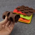 thumbnail image 3 of Vaidha Fleur 9 Trous pour Gâteau au Chocolat Gelée Pouding Savon Forme Ronde, 3 of 6