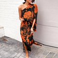 thumbnail image 1 of Mode Printemps 2023 pour Femmes Robe Moulante à une Épaule Froncée Aguichant Ajustée pour Cocktail, 1 of 5