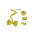 thumbnail image 3 of INSPIRE CHIC Accessoires de Nœud Papillon pour Homme Sangle Ajustable Formel Uni Smoking Pré-Noué Champagne, 3 of 5