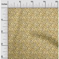 thumbnail image 2 of oneOone Cotton Silk Yellow Fabric Text Sewing Material Print Fabric By The Yard 42 Inch Wide, 2 of 5