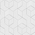 thumbnail image 1 of RoomMates Striped Hexagon Grey Peel and Stick Wallpaper, Adults, 1 of 12
