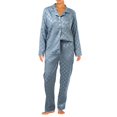 thumbnail image 1 of Ensemble de Pyjama Long en Soie Glacée pour Femmes, 1 of 2