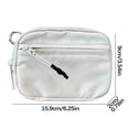 thumbnail image 2 of Women's Nylon Keychain Wallet - Multi Pocket Zipper Pouch for Coins, Cards & Keys A, 2 of 2