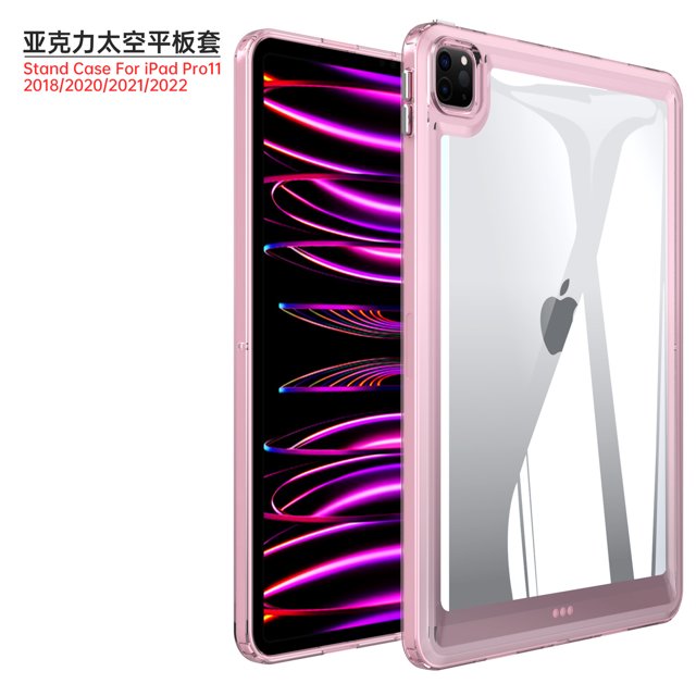 Étui Transparent Peint Résistant aux Chutes pour APPLE IPAD PRO11 AIR3 4 5 Mini 4 5 6 Étui pour Tablette pour IPAD 10.2 IPAD 5 IPAD 6 Étui Rose IPAD Mini 4