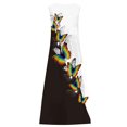 thumbnail image 2 of Innerwin Longues Robes Maxi à Imprimé Floral pour Femmes, Robe d'Été de Plage, Vacances, Sans Manches, Robe Débardeur Hawaïenne, Style Publicité, 4TG, 2 of 4