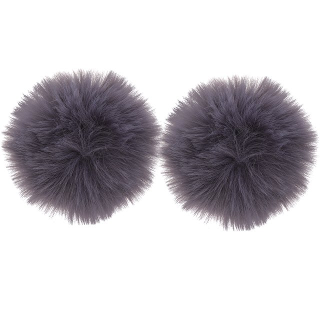 FRCOLOR Pare-Brise Micro 2 Pcs Remplacement de Couverture de Microphone 1cm, 2.36"X2.36"X0.39 Pouces